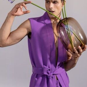 ORTTU Richard Vest Vibrant Purple Garment